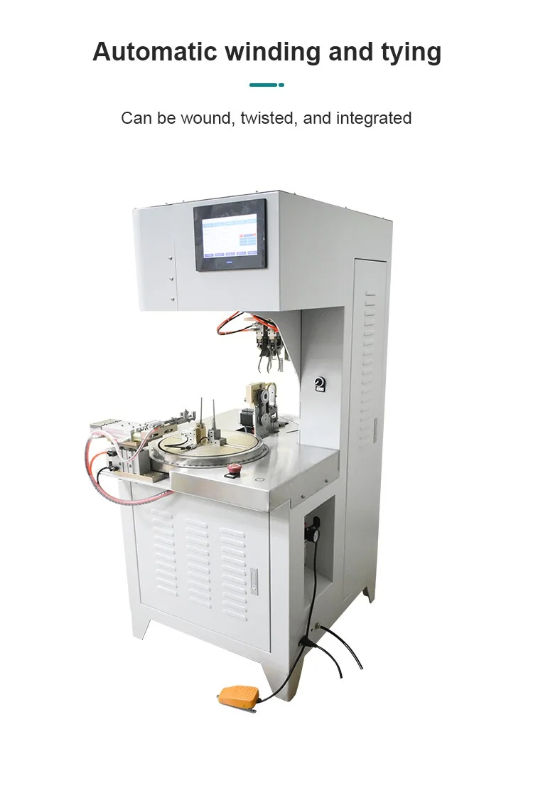 8 Shape Wire Winding and Tying Machine, Coil Winding Machine Wire, Automatic Wire Winding Machine, Cable Wire Winding Binding Machine